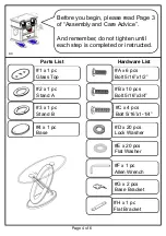 Preview for 4 page of Furniture of America Atwood CM4401S Assembly Instructions Manual