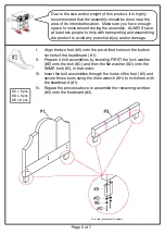 Preview for 5 page of Furniture of America Aubonne CM7948F Assembly Instructions Manual