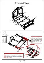 Preview for 4 page of Furniture of America Audrey CM7729-Q Assembly Instructions Manual