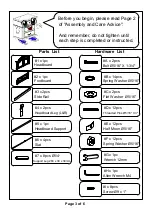 Preview for 9 page of Furniture of America Audrey CM7729-Q Assembly Instructions Manual
