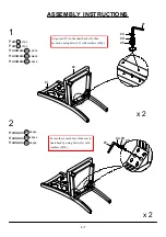 Preview for 6 page of Furniture of America Auletta CM3417SC-2PK Assembly Instructions Manual