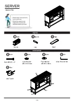 Preview for 5 page of Furniture of America Auletta CM3417SV Assembly Instructions Manual