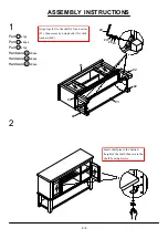 Preview for 6 page of Furniture of America Auletta CM3417SV Assembly Instructions Manual