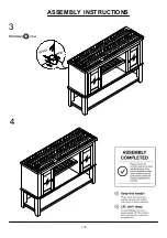 Preview for 7 page of Furniture of America Auletta CM3417SV Assembly Instructions Manual