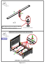 Preview for 5 page of Furniture of America Avantgarde CM7448CK Assembly Instructions Manual