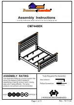 Preview for 6 page of Furniture of America Avantgarde CM7448CK Assembly Instructions Manual