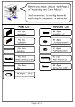 Preview for 8 page of Furniture of America Avantgarde CM7448CK Assembly Instructions Manual