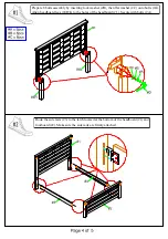 Preview for 9 page of Furniture of America Avantgarde CM7448CK Assembly Instructions Manual