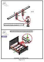 Preview for 10 page of Furniture of America Avantgarde CM7448CK Assembly Instructions Manual