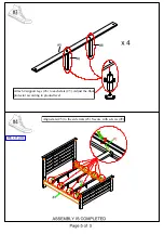 Preview for 15 page of Furniture of America Avantgarde CM7448CK Assembly Instructions Manual