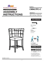 Furniture of America Bahamas CM3427PC-C Assembly Instructions Manual preview