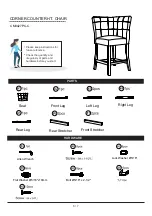 Preview for 5 page of Furniture of America Bahamas CM3427PC-C Assembly Instructions Manual