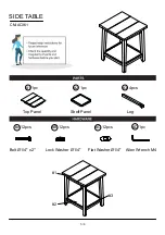 Preview for 5 page of Furniture of America Banjar CM-AC361 Assembly Instructions Manual