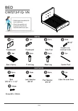 Предварительный просмотр 5 страницы Furniture of America Barney CM7272F/Q-VN Manual