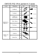 Предварительный просмотр 6 страницы Furniture of America Barney CM7272F/Q-VN Manual