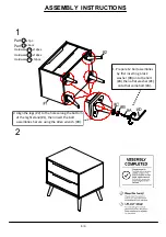 Preview for 6 page of Furniture of America Barney CM7386N Manual