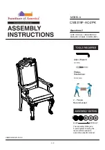 Furniture of America Bellagio CM3319F-AC-2PK Assembly Instructions Manual preview