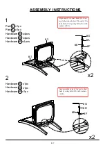 Preview for 6 page of Furniture of America Bellagio CM3319F-AC-2PK Assembly Instructions Manual