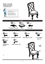 Preview for 5 page of Furniture of America Bellagio CM3319L-SC-2PK Assembly Instructions Manual