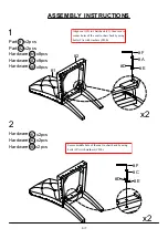 Preview for 6 page of Furniture of America Bellagio CM3319L-SC-2PK Assembly Instructions Manual