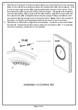 Preview for 4 page of Furniture of America Bellagio CM3319M Assembly Instructions