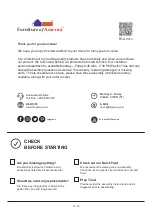 Preview for 2 page of Furniture of America Bellinzona CM7992D&M Assembly Instructions Manual