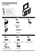 Preview for 5 page of Furniture of America Bellinzona CM7992D&M Assembly Instructions Manual