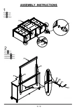 Preview for 8 page of Furniture of America Bellinzona CM7992D&M Assembly Instructions Manual