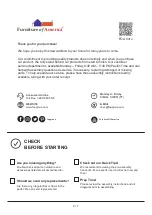 Preview for 2 page of Furniture of America Bellinzona CM7992N Assembly Instructions Manual