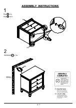 Preview for 6 page of Furniture of America Bellinzona CM7992N Assembly Instructions Manual