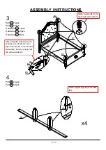 Preview for 9 page of Furniture of America Belva CM7174F Assembly Instructions Manual