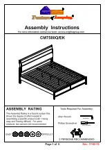 Furniture of America Berenice CM7580Q/EK Assembly Instructions Manual preview