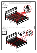 Предварительный просмотр 12 страницы Furniture of America Berenice CM7580Q/EK Assembly Instructions Manual