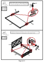 Предварительный просмотр 4 страницы Furniture of America Bianca CM7734CK Assembly Instructions Manual