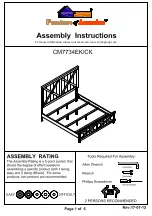 Предварительный просмотр 6 страницы Furniture of America Bianca CM7734CK Assembly Instructions Manual