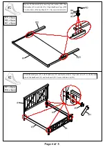 Предварительный просмотр 9 страницы Furniture of America Bianca CM7734CK Assembly Instructions Manual