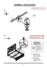 Preview for 9 page of Furniture of America Bianca CM7734Q Assembly Instructions Manual