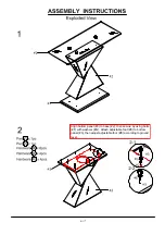 Preview for 6 page of Furniture of America Bima FOA4746S Assembly Instructions Manual