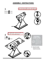 Preview for 7 page of Furniture of America Bima FOA4746S Assembly Instructions Manual