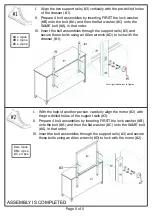 Preview for 5 page of Furniture of America Bisbee CM7607M Assembly Instructions