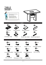 Preview for 5 page of Furniture of America Bonneville CM3824PT Assembly Instructions Manual