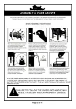 Preview for 2 page of Furniture of America Brachium CM7977D Assembly Instructions