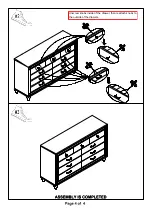 Preview for 4 page of Furniture of America Brachium CM7977D Assembly Instructions