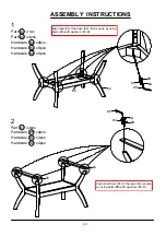 Preview for 6 page of Furniture of America Brent CM3984T Assembly Instructions Manual