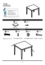 Preview for 5 page of Furniture of America Bridgette CM3325PT-5PK Assembly Instructions Manual