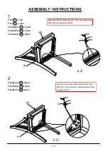 Preview for 6 page of Furniture of America Bridgette CM3325SC-2PK Assembly Instructions Manual