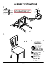 Preview for 9 page of Furniture of America Bridgette CM3325T-5PK Assembly Instructions Manual