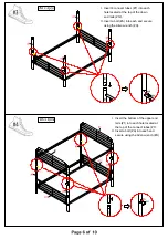 Preview for 6 page of Furniture of America Brocket CM-BK1035F Assembly Instructions Manual