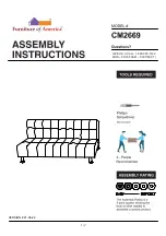 Preview for 1 page of Furniture of America Bulle CM2669 Assembly Instructions Manual