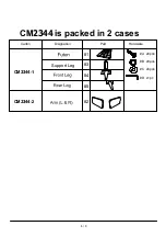 Preview for 6 page of Furniture of America Burgos CM2344 Assembly Instructions Manual